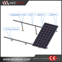 Piezas de montaje solar de aluminio de diseño revolucionado (XL023)